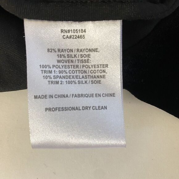 GO SILK Women's M Velvet Black Jacket Silk Blend Long Sleeves Regent Holidays - Picture 7 of 12